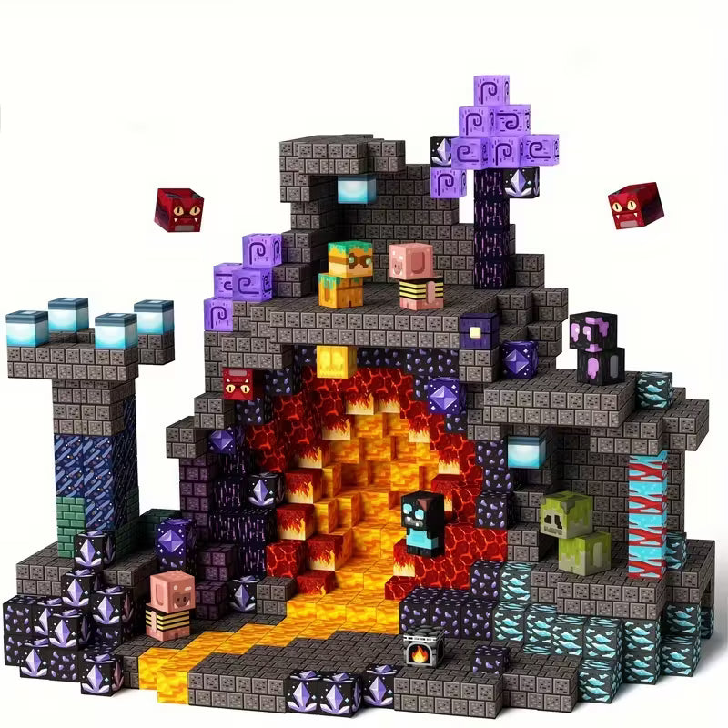 Klocki Magnetyczne - Cave