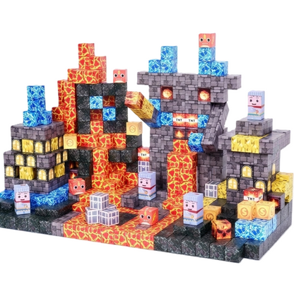 Klocki magnetyczne - Volcano