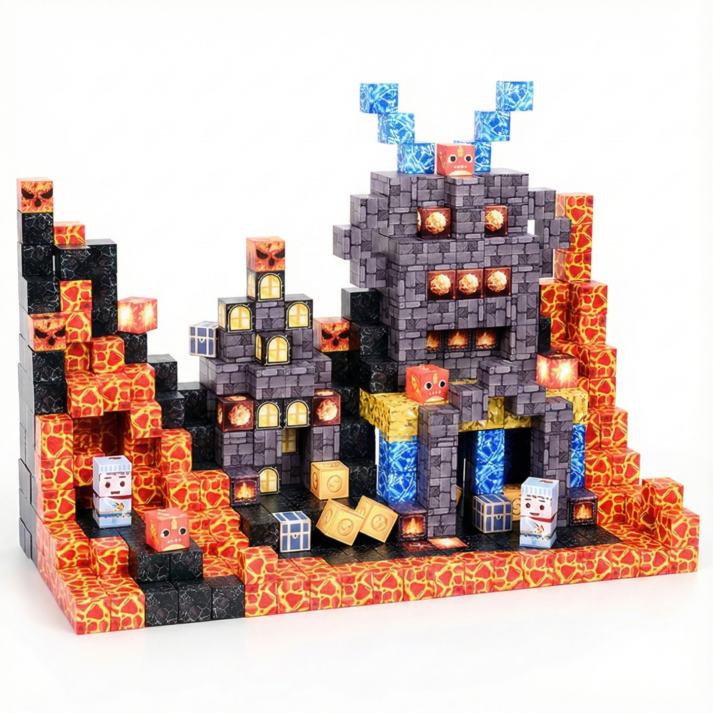 Klocki magnetyczne - Volcano