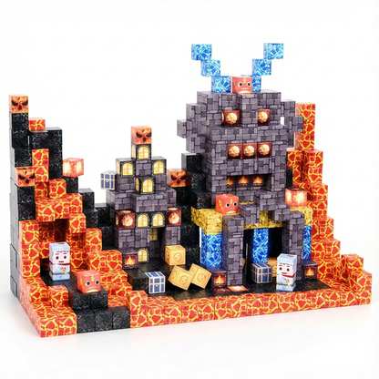 Klocki magnetyczne - Volcano